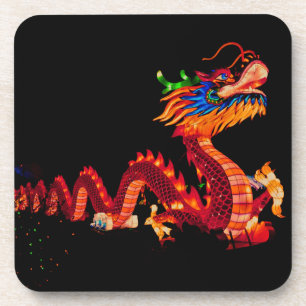 Drache der glühenden Chinesischen Parade Getränkeuntersetzer