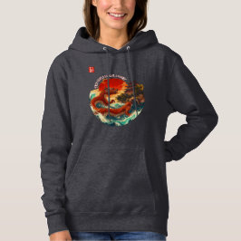 Drache der Krimson Sun Hoodie