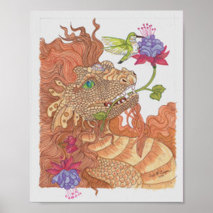 Drache der Naturschätze Poster