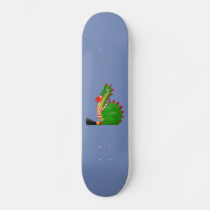Drache der Stadt Mons, Belgien Skateboard