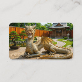 Drache des Gleichgewichts Lesezeichen Visitenkarte