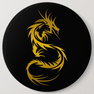 Drache des Goldes Button