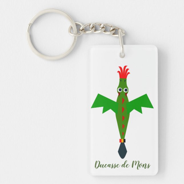 Drache des Mons Schlüsselanhänger (Vorderseite)