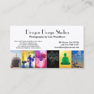 Drache Dezyn Studio-Foto-Busplakat Visitenkarte