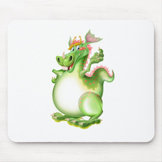 Drache, Drachen, dragão, dragón, Mousepad (Vorne)