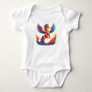 Drache-Einhorn & Phönix-Meerjungfrau  Baby Strampler