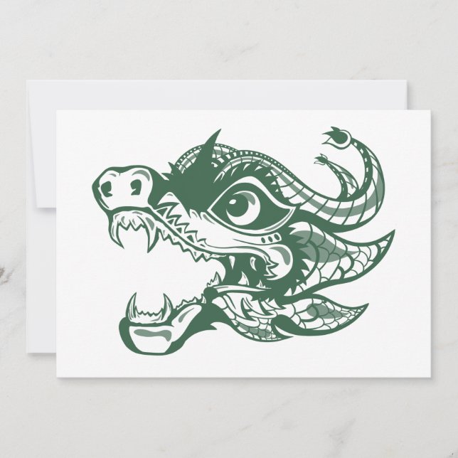 Drache Einladung (Vorderseite)