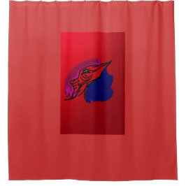 Drache Fashionista Duschvorhang