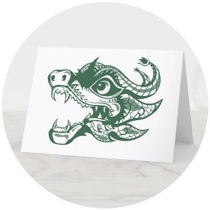 Drache Feiertagskarte