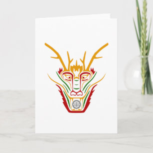 Drache Feiertagskarte