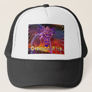 Drache Feuer Truckerkappe