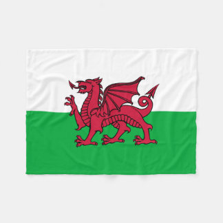 Drache-Flagge Wales Waliser Fleecedecke