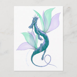 Drache-Fliege Postkarte