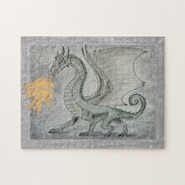 Drache für das Feueratmen (Horizontal)