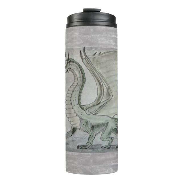 Drache für das Feueratmen Thermosbecher (Vorderseite)