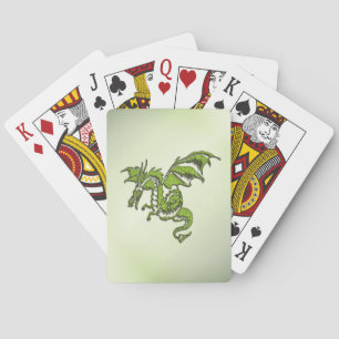 Drache für grüne Kämpfe Spielkarten
