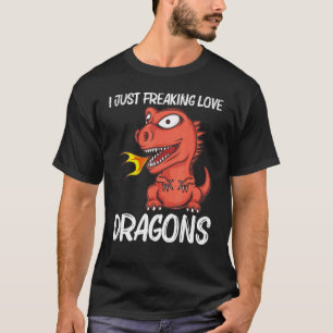 Drache für Männer Frauen Feueratmung Kreatur 5 T-Shirt
