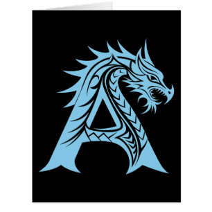 Drache gestalteter Buchstabe A, Drachenalphabet, M