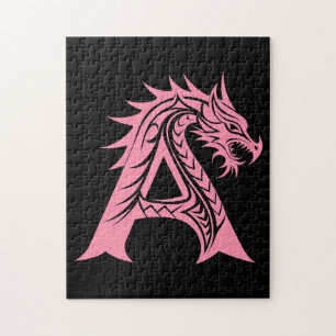 Drache gestalteter Buchstabe A, Drachenalphabet, M