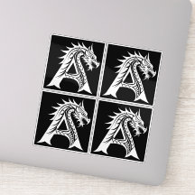 Drache gestalteter Buchstabe A, Drachenalphabet, M