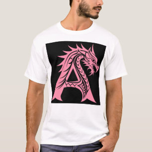 Drache gestalteter Buchstabe A, Drachenalphabet, M T-Shirt