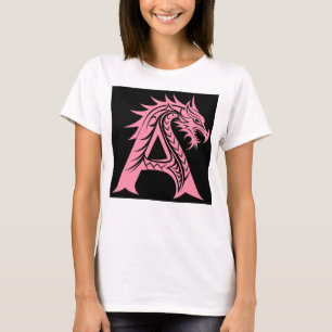 Drache gestalteter Buchstabe A, Drachenalphabet, M T-Shirt