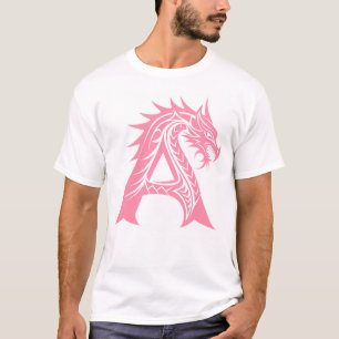 Drache gestalteter Buchstabe A, Drachenalphabet, M T-Shirt