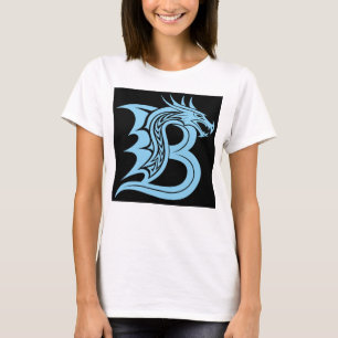 Drache gestalteter Buchstabe B, Drachenalphabet, M T-Shirt