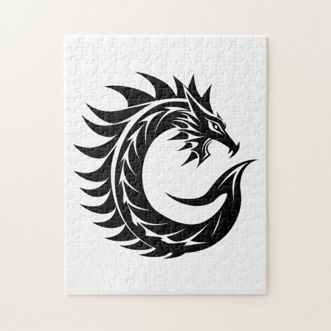 Drache gestalteter Buchstabe C, Drachenalphabet, M (Vertikal)