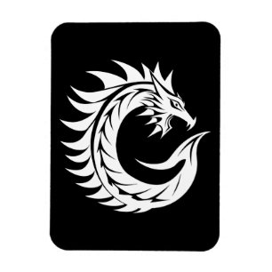 Drache gestalteter Buchstabe C, Drachenalphabet, M Magnet