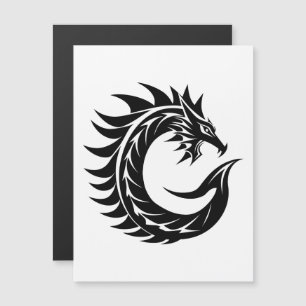 Drache gestalteter Buchstabe C, Drachenalphabet, M Magneteinladung