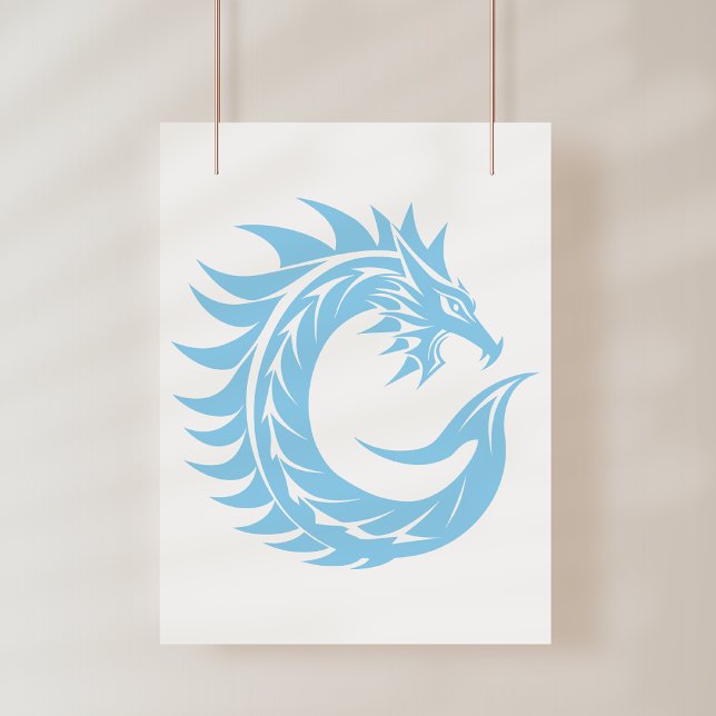 Drache gestalteter Buchstabe C, Drachenalphabet, M Poster (Von Creator hochgeladen)
