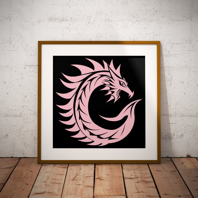 Drache gestalteter Buchstabe C, Drachenalphabet, M Poster (Von Creator hochgeladen)
