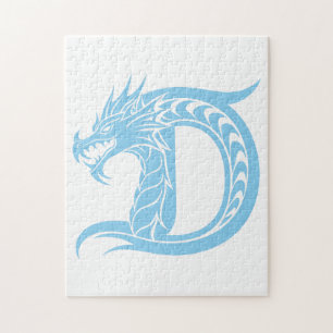 Drache gestalteter Buchstabe D, Drachenalphabet, M