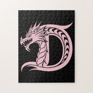 Drache gestalteter Buchstabe D, Drachenalphabet, M