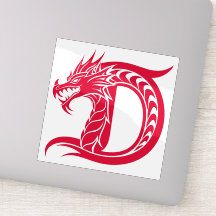 Drache gestalteter Buchstabe D, Drachenalphabet, M