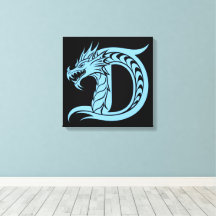 Drache gestalteter Buchstabe D, Drachenalphabet, M