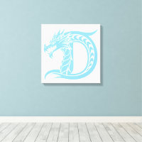 Drache gestalteter Buchstabe D, Drachenalphabet, M