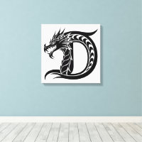 Drache gestalteter Buchstabe D, Drachenalphabet, M