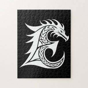 Drache gestalteter Buchstabe E, Drachenalphabet, M
