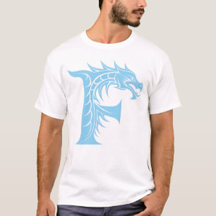 Drache gestalteter Buchstabe F, Drachenalphabet, M T-Shirt