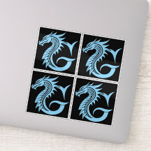 Drache gestalteter Buchstabe G, Drachenalphabet, M