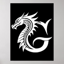 Drache gestalteter Buchstabe G, Drachenalphabet, M