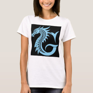 Drache gestalteter Buchstabe G, Drachenalphabet, M T-Shirt