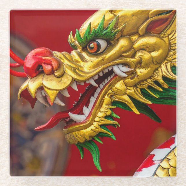 Drache  glasuntersetzer (Vorderseite)