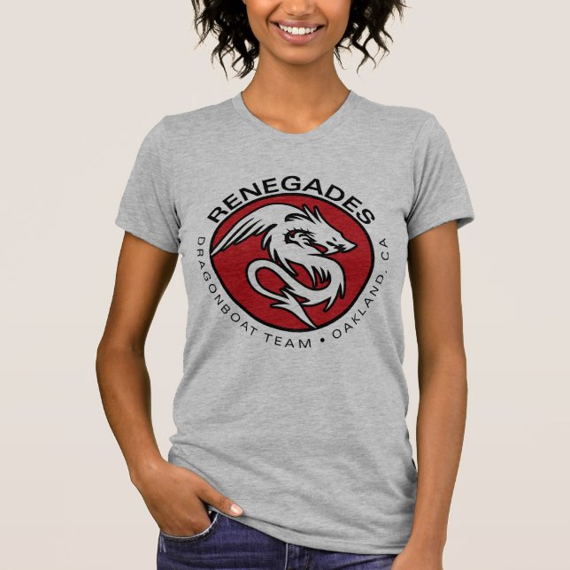 Drache glatt T-Shirt (Vorderseite)