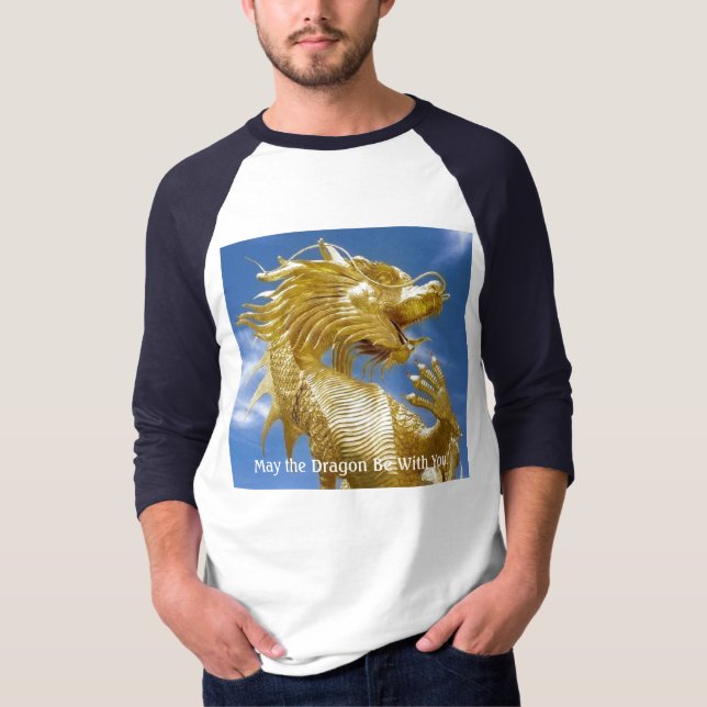 Drache-Glück-Mall T-Shirt (Vorderseite)