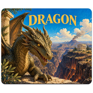 Drache, Gothic Fantasy Monster Mousepad
