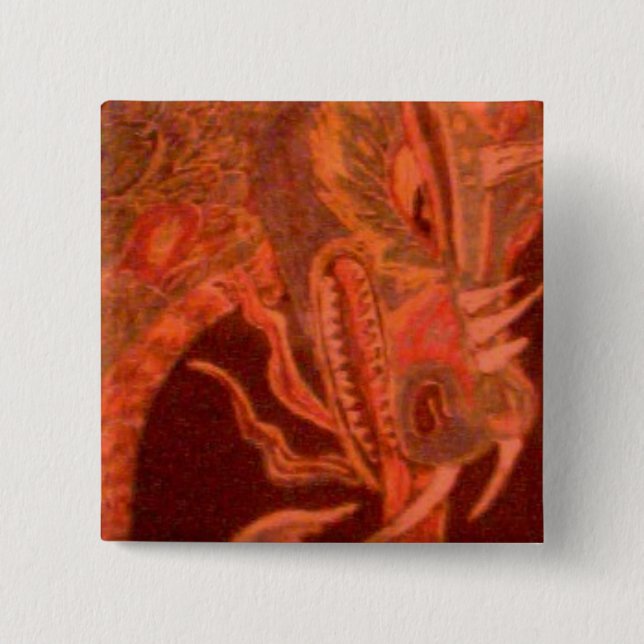 Drache-Hauptknopf Button (Vorderseite)
