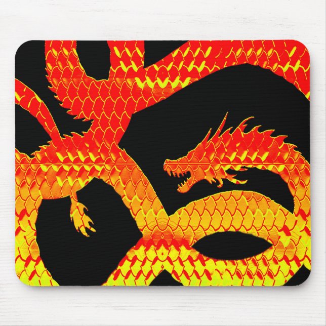 Drache-Haut B Mousepad (Vorne)